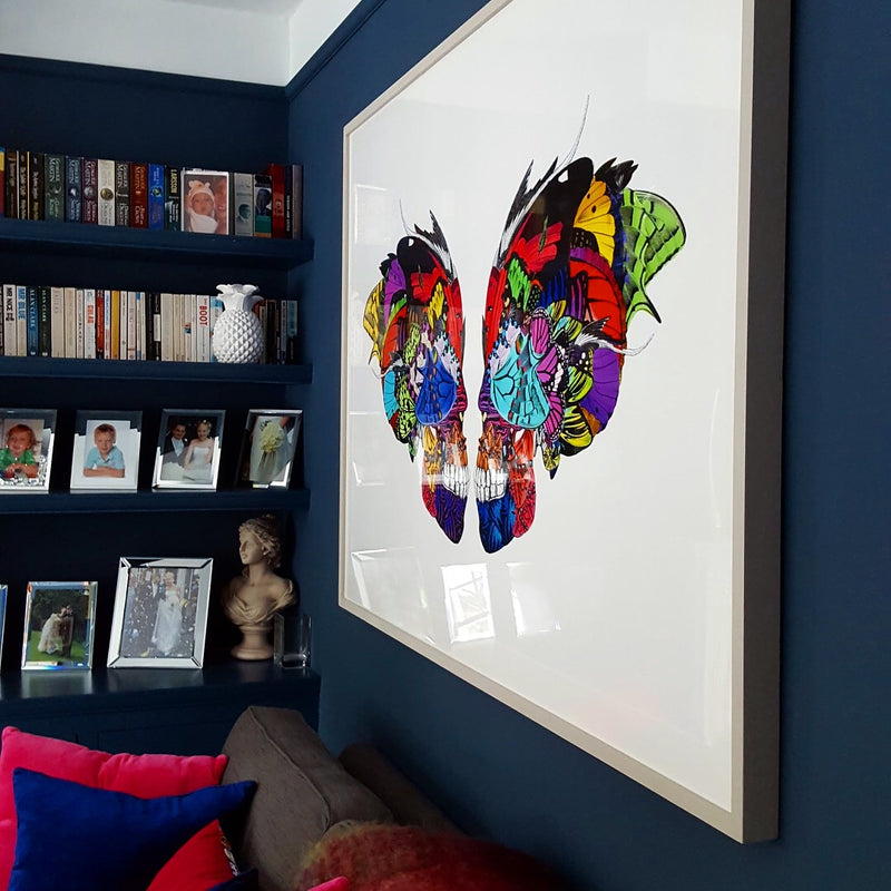 Undir fjogur Augu Skulls - Art Print - Kristjana S Williams Studio