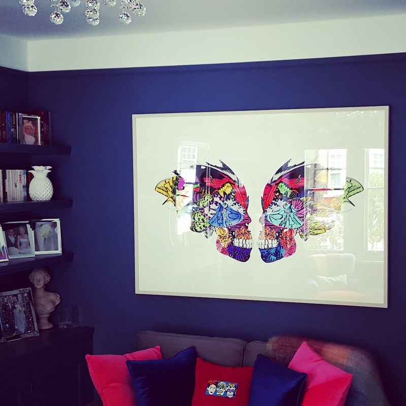 Undir fjogur Augu Skulls - Art Print - Kristjana S Williams Studio