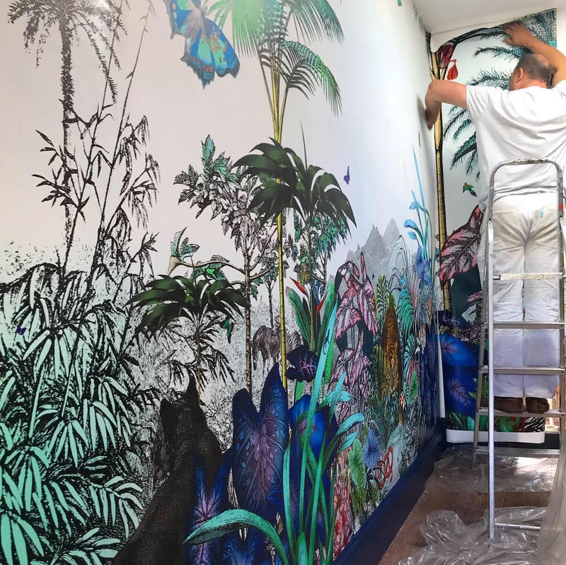 Yasmin Jungle Wall Mural - Kristjana S Williams Studio