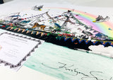 Intrepid Citric Ship - Art Print - Kristjana S Williams Studio