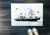 Intrepid London Ship - Art Print - Kristjana S Williams Studio