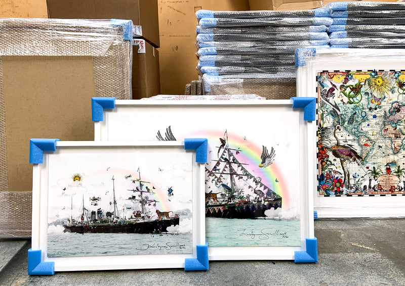 Intrepid London Ship - Art Print - Kristjana S Williams Studio