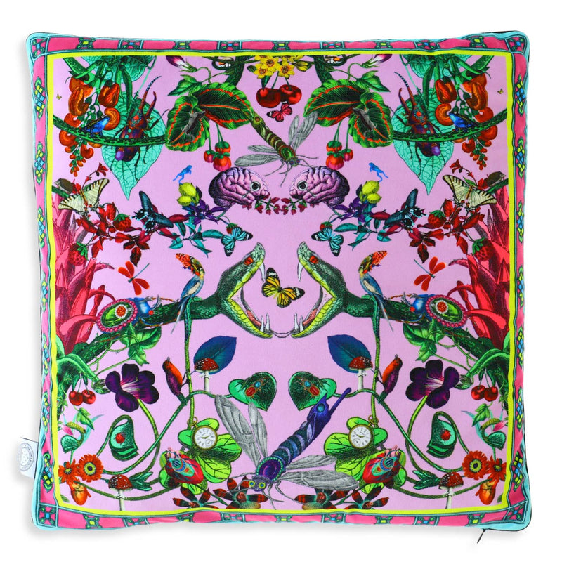 Kaleidoscope Kirsuberja Vines Cushion - Kristjana S Williams Studio