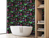 Kirsuberja Vines Wallpaper - Aubergine - Kristjana S Williams Studio