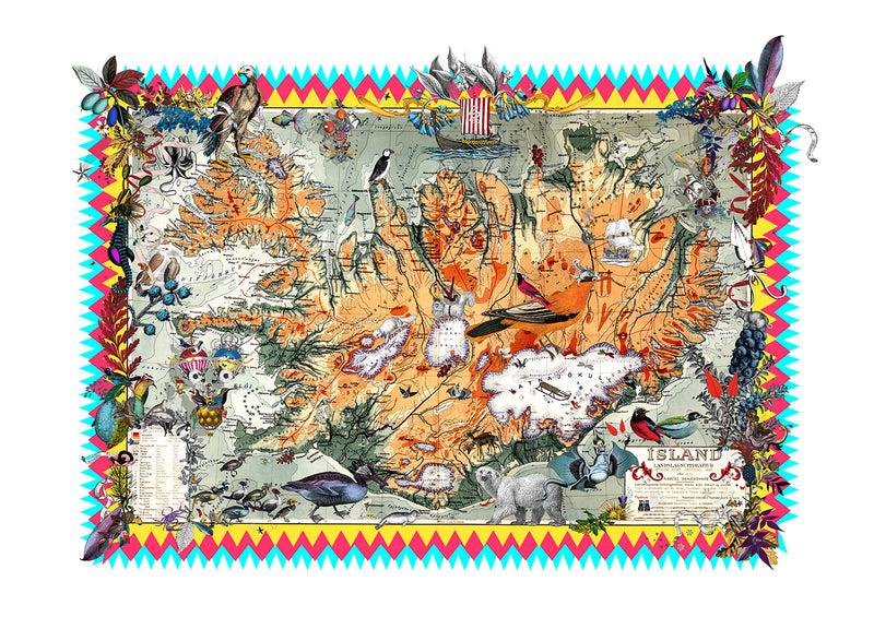 Kort Islands - Art Print - Kristjana S Williams Studio