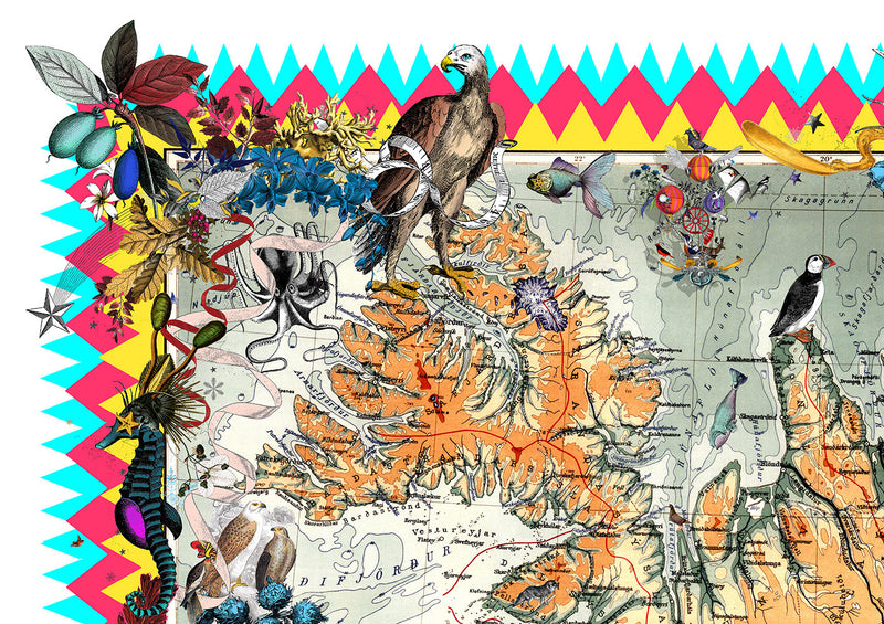 Kort Islands - Art Print - Kristjana S Williams Studio