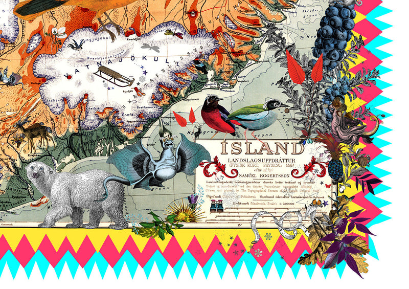 Kort Islands - Art Print - Kristjana S Williams Studio