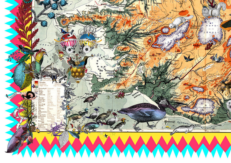 Kort Islands - Art Print - Kristjana S Williams Studio