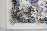 Heimshorna Fox World Map - Original Artwork 2021 - Kristjana S Williams Studio