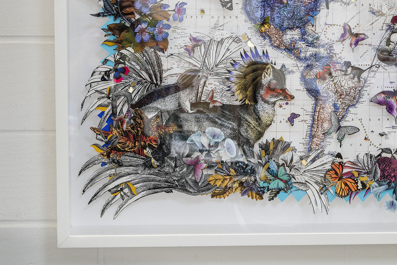 Heimshorna Fox World Map - Original Artwork 2021 - Kristjana S Williams Studio