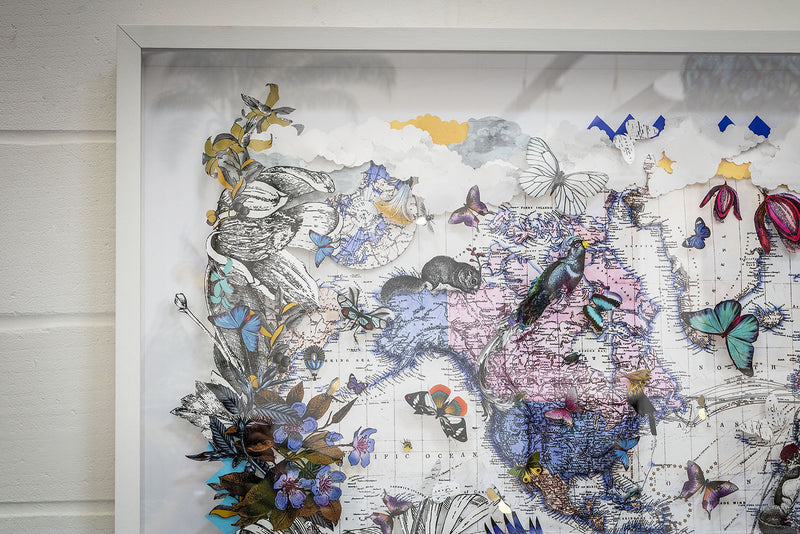 Heimshorna Fox World Map - Original Artwork 2021 - Kristjana S Williams Studio