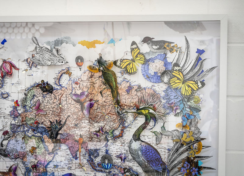 Heimshorna Fox World Map - Original Artwork 2021 - Kristjana S Williams Studio