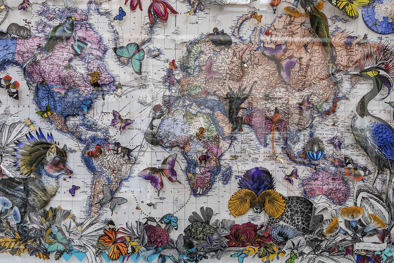 Heimshorna Fox World Map - Original Artwork 2021 - Kristjana S Williams Studio