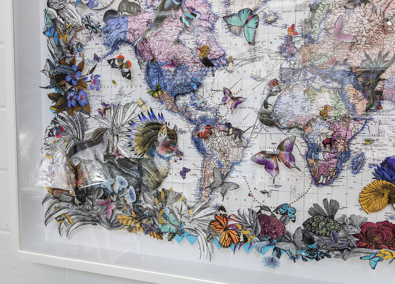 Heimshorna Fox World Map - Original Artwork 2021 - Kristjana S Williams Studio