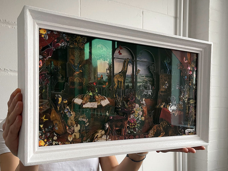 Oliu heimur - Listen In - 1618 Flemish Masters - Diorama - Kristjana S Williams Studio