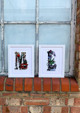Letter Spectrum Bokstafir - A5 size - Art Print - Kristjana S Williams Studio