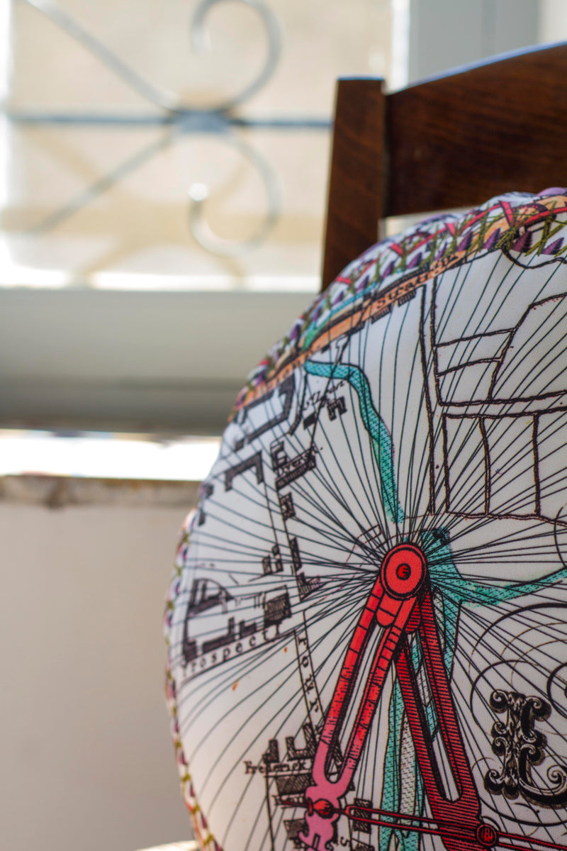 London Eye - Shaped Cushion - Kristjana S Williams Studio