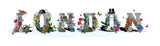 London & Paris Letur - Art Print Collction - Kristjana S Williams Studio