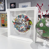 Circular Modern Lundunar Kort - Grænn - Original Artwork 2023 - Kristjana S Williams Studio