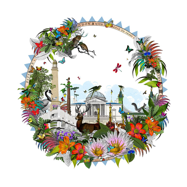 London Hringlaga Trilogy - West - Art Print - Kristjana S Williams Studio