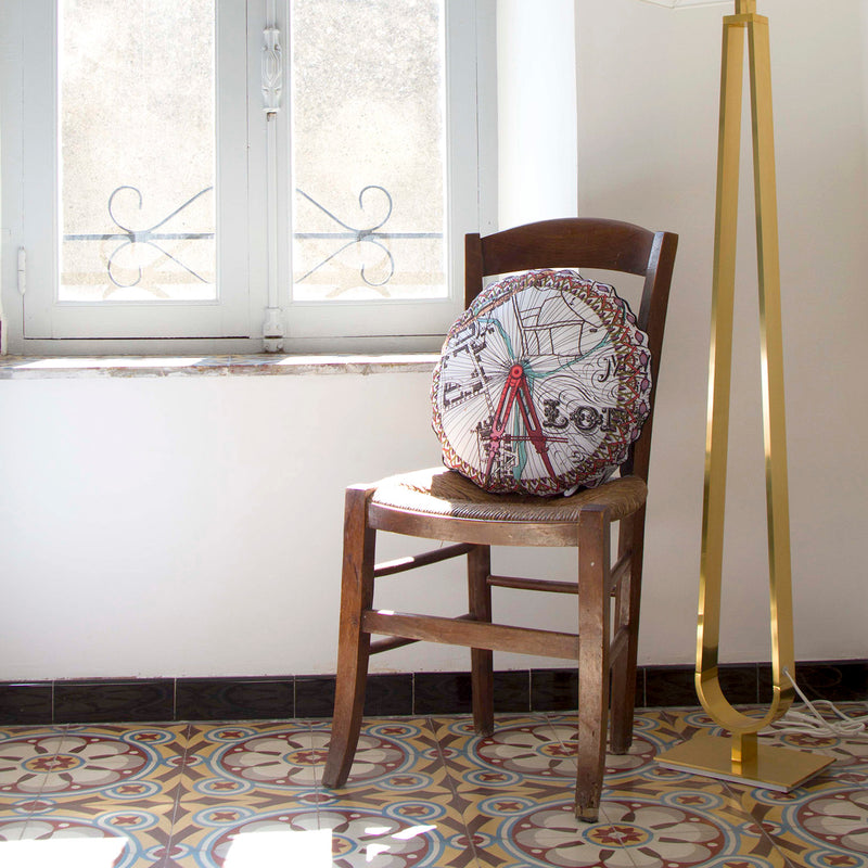 London Eye - Shaped Cushion - Kristjana S Williams Studio