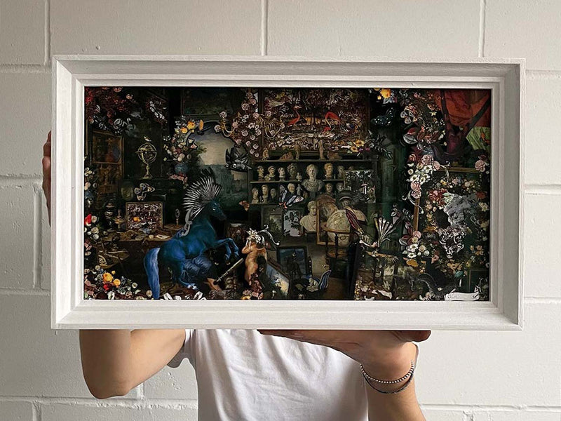 Oliu heimur - Look Closer - 1618 Flemish Masters - Diorama - Kristjana S Williams Studio