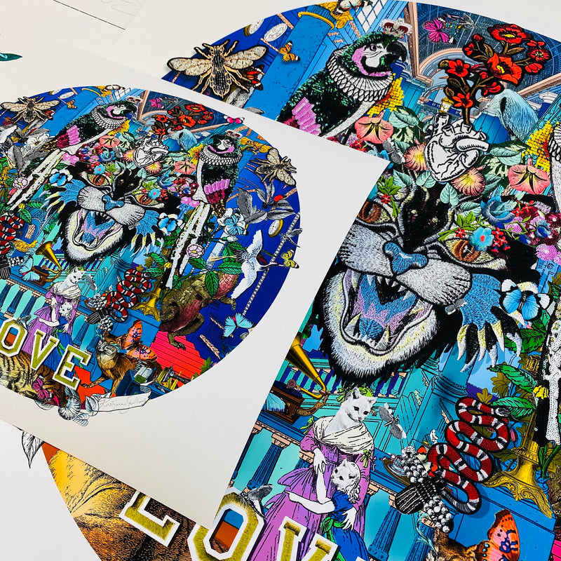 Love - Art Print - Kristjana S Williams Studio