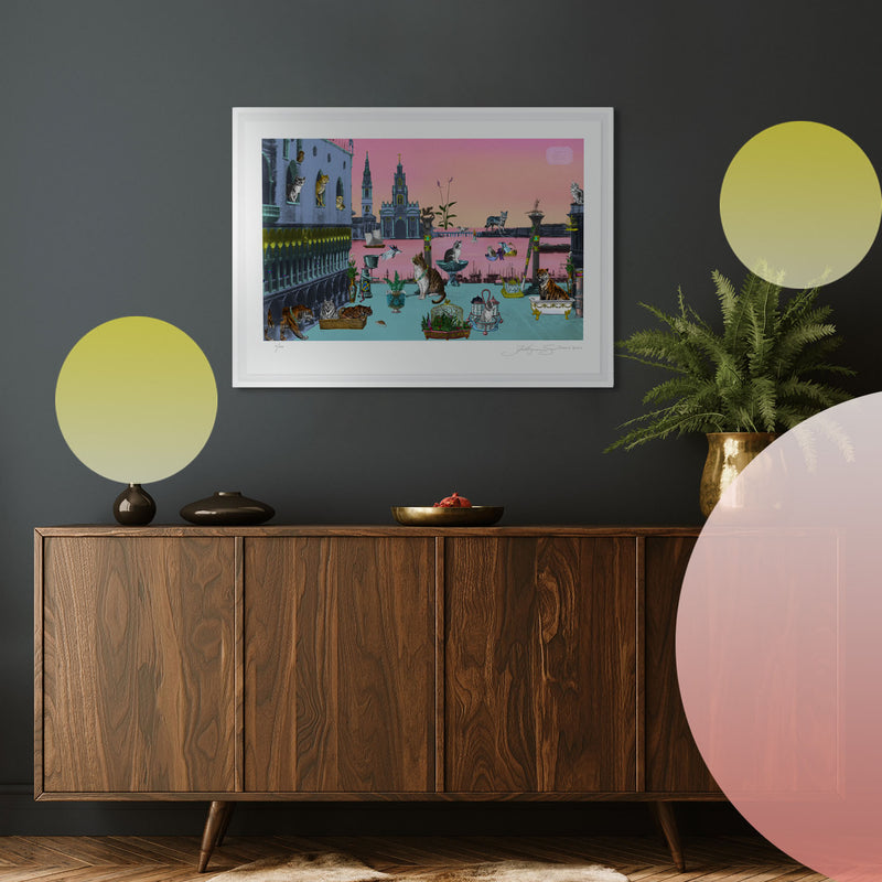 Luminous Laguna Dyranna - Art Print - Kristjana S Williams Studio
