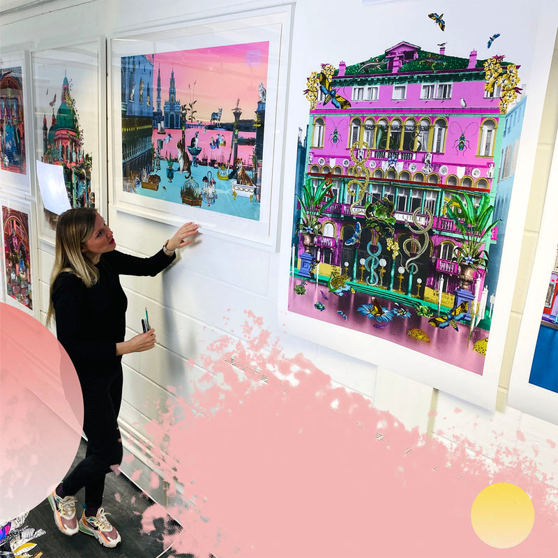 Luminous Laguna Dyranna - Art Print - Kristjana S Williams Studio