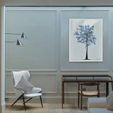 Mammalian Blue Folk Tree - Art Print - Kristjana S Williams Studio