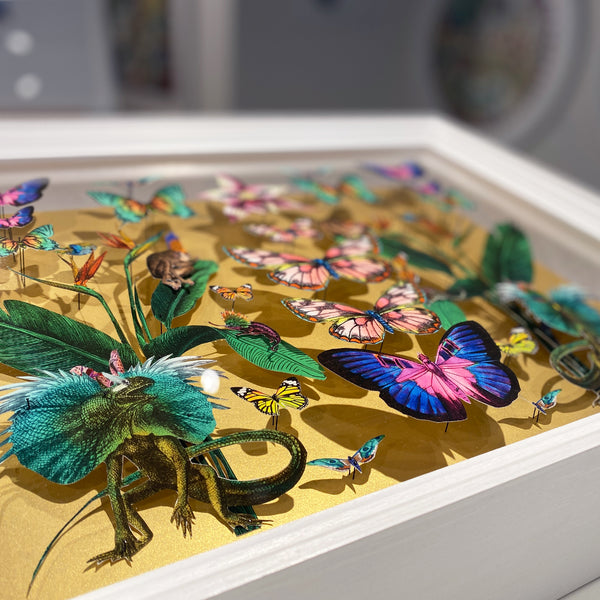 Specimen Tray II - Bleika Herbalist Healing Map - Original Artwork 2022 - Kristjana S Williams Studio