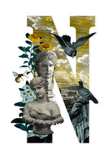 Letter Spectrum Bokstafir - A5 size - Art Print - Kristjana S Williams Studio