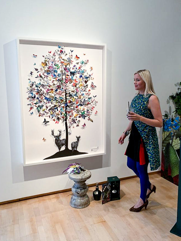 Nature Journey Tree - Althodleg Litagledi - Original 2019 - Kristjana S Williams Studio