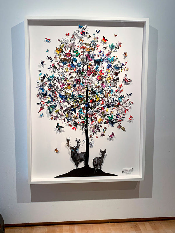 Nature Journey Tree - Althodleg Litagledi - Original 2019 - Kristjana S Williams Studio