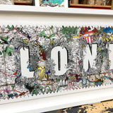 London Heart Letur - Art Print - Kristjana S Williams Studio
