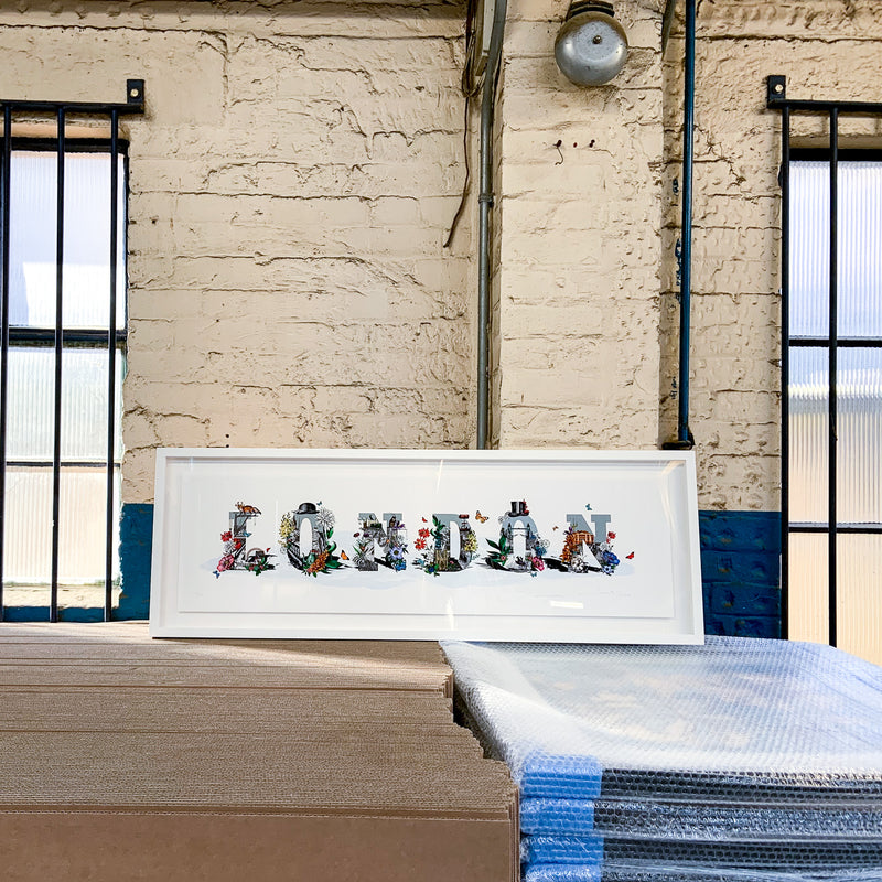 London Letur - Eg tek ofan - Art Print - Kristjana S Williams Studio