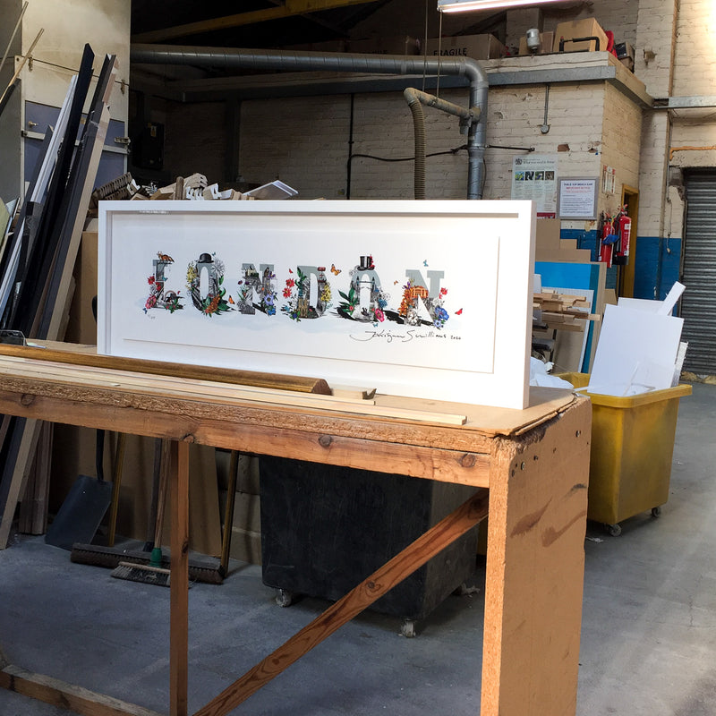 London Letur - Eg tek ofan - Art Print - Kristjana S Williams Studio