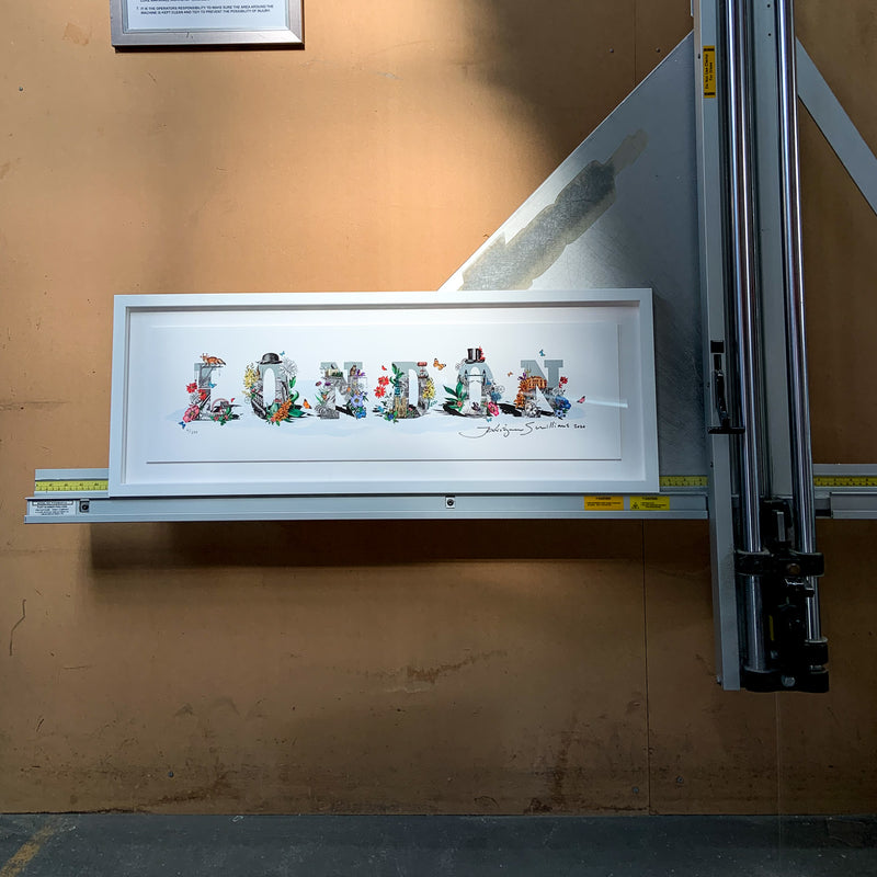 London Letur - Eg tek ofan - Art Print - Kristjana S Williams Studio