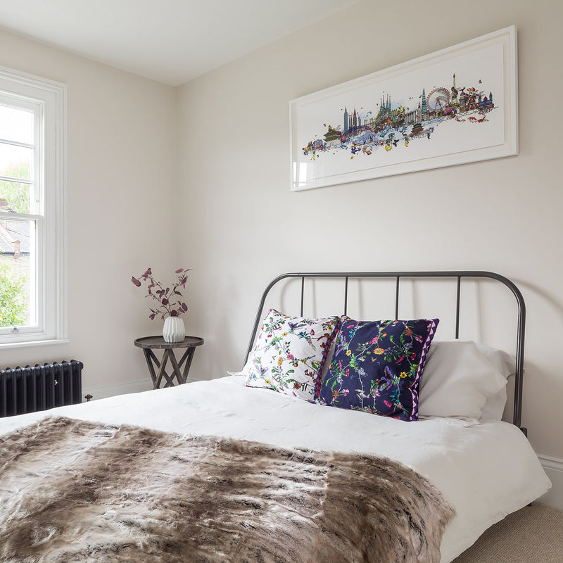 Ofinn Thorn Cushion - White - Kristjana S Williams Studio