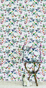 Ofinn Thorn Wallpaper - Crisp White - Kristjana S Williams Studio