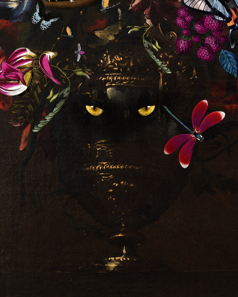 Oliu Kisa - Yellow Eyes - Art Print - Kristjana S Williams Studio