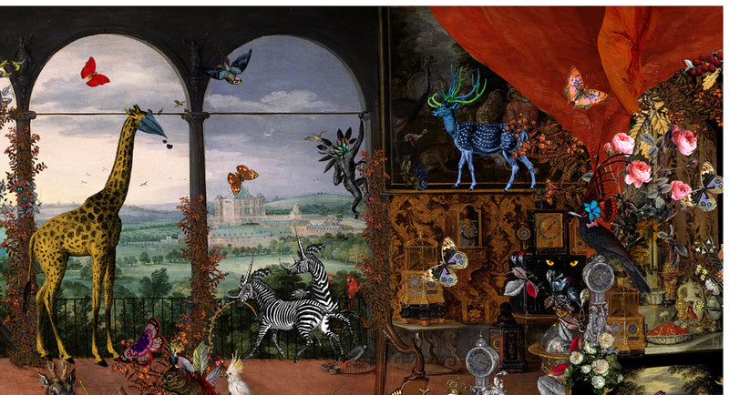Oliu Heimur - Listen in - 1618 Flemish Master - Art Print - Kristjana S Williams Studio