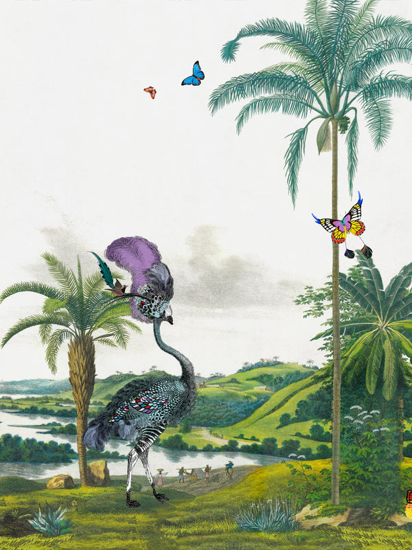 Palmland Wall Mural - Kristjana S Williams Studio