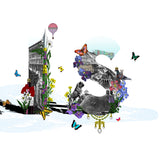 Paris Letur - Franskur Koss - Art Print - Kristjana S Williams Studio