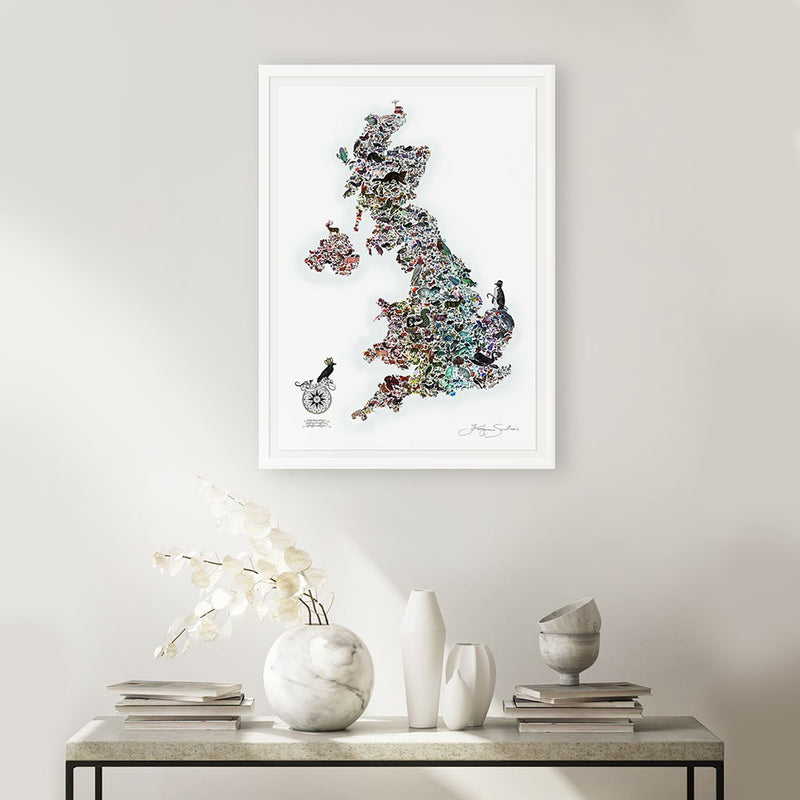 Rainbow Gaeda Bretland - Art Print - Kristjana S Williams Studio