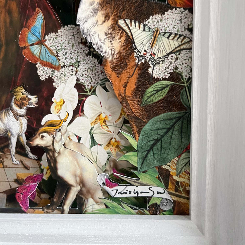 The Red Velvet Hound Gossaert - Diorama - Kristjana S Williams Studio