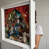 The Red Velvet Hound Gossaert - Diorama - Kristjana S Williams Studio