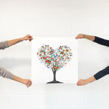Red Rose Heart - Alice Tree - Art Print - Kristjana S Williams Studio