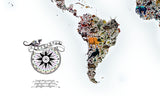 Regnboga Animal Garden of the World - Art Print - Kristjana S Williams Studio