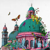 Reptilian Rosa Kirkja - Art Print - Kristjana S Williams Studio